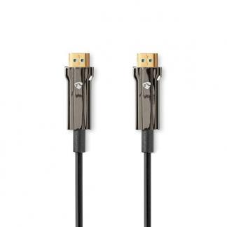HDMI kabel 4K | Nedis | 15 meter (8K@60Hz, Glasvezel, HDR), Audio, Tv en Foto, Audiokabels en Televisiekabels, Nieuw, Verzenden