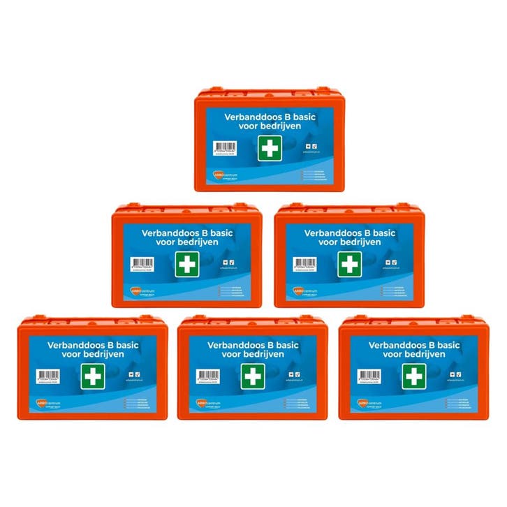 6-pack Verbanddoos B basic voor bedrijven, Diversen, Verpleegmiddelen, Verzenden