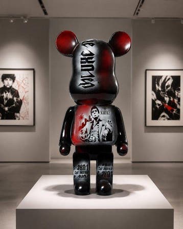 Daluxe Art - 1999 • XXL Scarface Teddybear – 80 cm