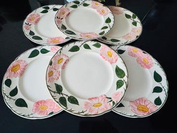 Villeroy & Boch - Bord (6) - wild rose - Porselein - 21 cm