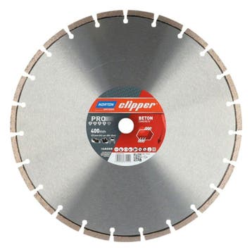 Norton Clipper Pro Beton diamantzaagblad 400 x 25,4 mm, Ophalen of Verzenden, Overige typen