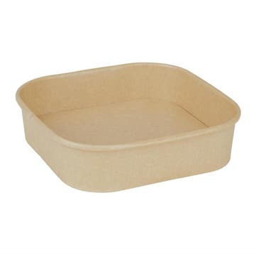 Fiesta Recycleerbare Vierkante Container Bodems 750ml (Set, Verzenden, Nieuw