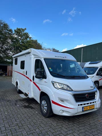 Sunlight V66 bj 2021, km. 65.000, enkele bedden, kort!, Sunlight, Ringverwarming, Fiat, Tot en met 2
