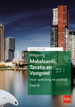 Wetgeving Makelaardij, Taxatie & Vastgoed 2022-2023 (set a 2, Verzenden, Zo goed als nieuw, Eelco de Jong