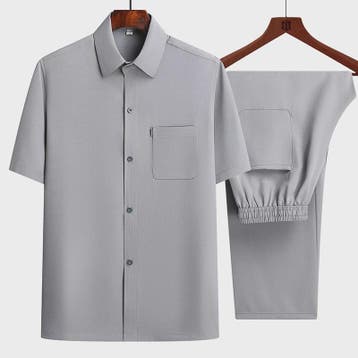 Zomer Heren Casual Set: Stijlvolle Shirt & Broek Combinatie, Verzenden, Nieuw