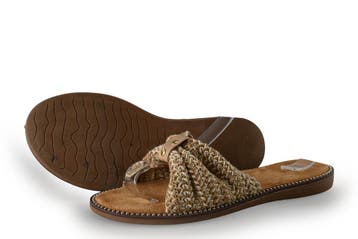Graceland Slippers in maat 39 Beige, Slippers, Verzenden, Beige, Zo goed als nieuw