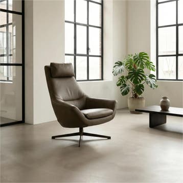 Nekkussen - fauteuil Treat en Trust, Ophalen of Verzenden, Nieuw, Leer, Minder dan 50 cm