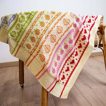 KATIA Rainbow Garden KAL 2026 - Kit S1 - Gebreide Babydeke, Ophalen of Verzenden, Nieuw