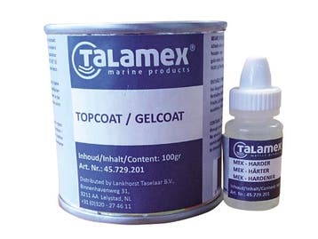 Talamex topcoat - gelcoat reparatie, Ophalen of Verzenden, Nieuw, Zeilboot of Motorboot