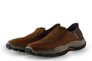 Skechers Instappers in maat 40 Bruin, Bruin, Verzenden, Overige typen, Zo goed als nieuw