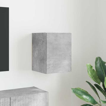 vidaXL TV Wandkast 30 x 31 x 40 cm Beton Bewerkt hout, Minder dan 50 cm, Verzenden, Nieuw, Minder dan 100 cm
