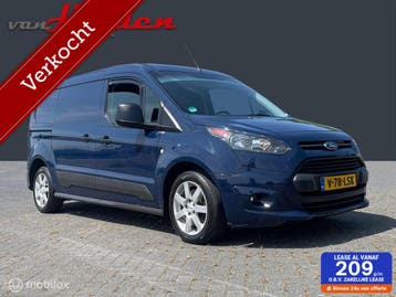 Ford Transit Connect 1.0 Ecoboost L2 Ambiente Benzine Cruise, Stof, Gebruikt, Blauw, Overige brandstoffen