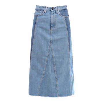 Semicouture • lange denim rok • 25, Kleding | Dames, Semicouture, Verzenden, Nieuw, Blauw