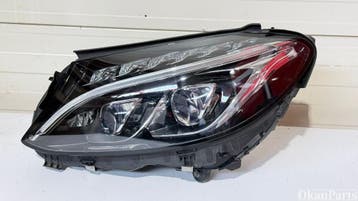 Mercedes C-klasse W205 LED linker koplamp links A2059069301, Ophalen, Gebruikt, Mercedes-Benz