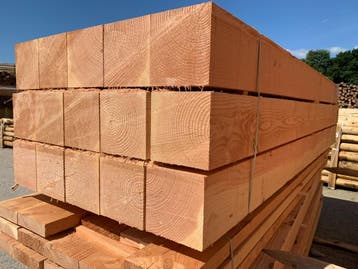 Douglas balken, douglas palen, douglas laagste prijs in NL!, Ophalen, Nieuw, 250 tot 300 cm, 50 mm of meer