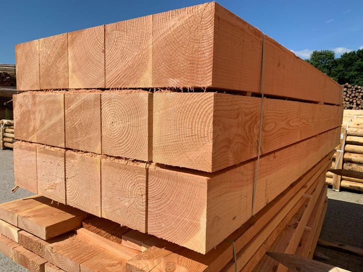Douglas balken, douglas palen, douglas laagste prijs in NL!, Doe-het-zelf en Verbouw, Hout en Planken, Overige houtsoorten, 250 tot 300 cm