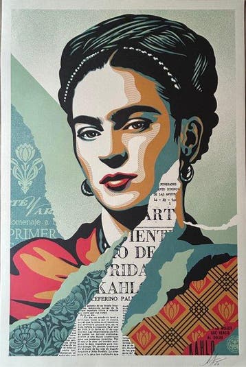 Shepard Fairey (OBEY) (1970) - The Woman Who Defeated Pain (