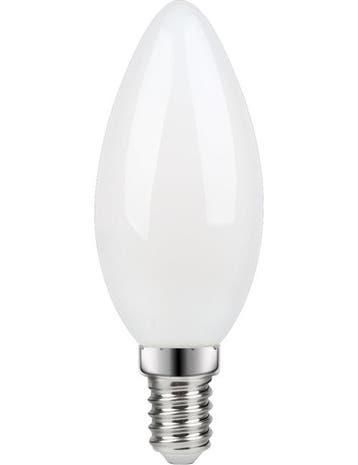 OP=OP SPL LED Kaarslamp E14 5W 470lm 2700K | Melkglas | D..., Ophalen of Verzenden, Nieuw