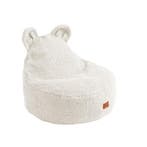 Beige kinderzitzak Beer van zachte bouclé stof voor comfo.., Ophalen of Verzenden, Nieuw