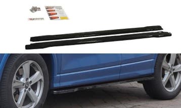 Zij Skirts Diffusers Audi Q2 MK.1 Glanzend Zwart, Ophalen of Verzenden, Nieuw