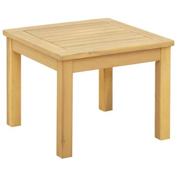 vidaXL Salontafel Licht acacia 45 x 45 x 36 cm Massief, Tuin en Terras, Tuintafels, Verzenden, Nieuw