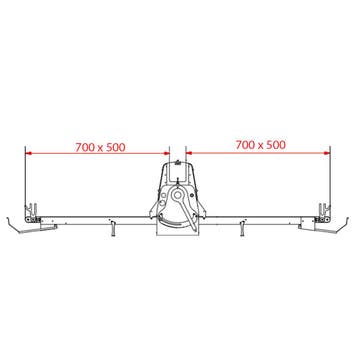 Diamond Horeca Banduitroller | Tafelmodel | 500x1000 Mm | Wa, Ophalen of Verzenden, Nieuw in verpakking