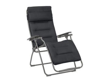 Lafuma relaxstoel futura becomfort dark grey LFM3130-8902, Nieuw