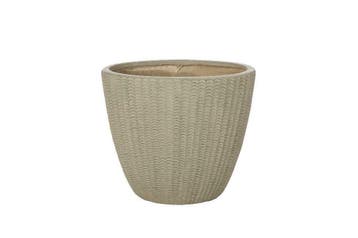 MOOI GROOT OVAAL bloempot / plantenbak voor buiten, Ophalen, Overige materialen, Minder dan 60 cm, Rond