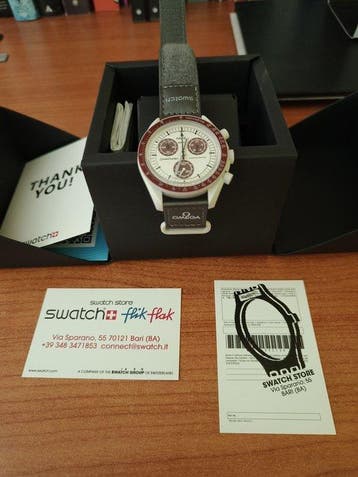 Omega x Swatch - MoonSwatch - Mission to Pluto - Zonder, Nieuw