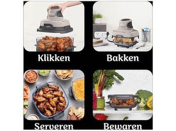 Ninja -  Crispi 4-in-1 -  Frituurpan, Verzenden, Nieuw, Airfryer