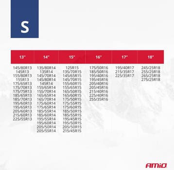 AMiO Textiele Sneeuwkettingen/Sneeuwsokken voor Autobanden S, Ophalen of Verzenden, Zo goed als nieuw, AMIO