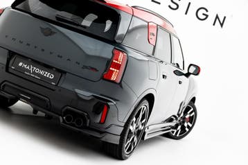 Maxton Diffuser Splitter Mini Countryman JCW U25 - Rood met, Verzenden