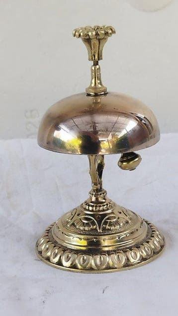 Servicebel - florale - Barok - Frankrijk, Antiek en Kunst, Curiosa en Brocante