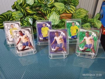 Leaf 2024 | Pelé #7 & Neymar Jr. #6 | 3 Cards (Silver |, Nieuw
