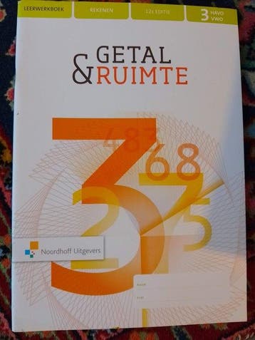 9789001901097 Getal  Ruimte 12e ed havo/vwo 3 Rekenkatern, Boeken, Schoolboeken, Verzenden, Zo goed als nieuw