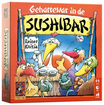 Geharrewar in de Sushibar - Dobbelspel | 999 Games -, Verzenden, Nieuw