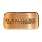 European Mint - Bar - Koper - 1 kg 999 fijne koper, Postzegels en Munten, Edelmetalen en Baren
