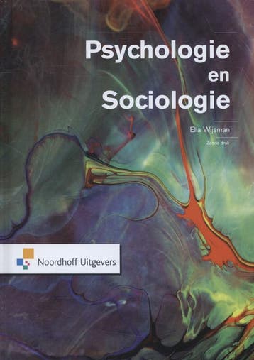 Psychologie en sociologie - Ella Wijsman 9789001816834, Verzenden, Zo goed als nieuw, Ella Wijsman