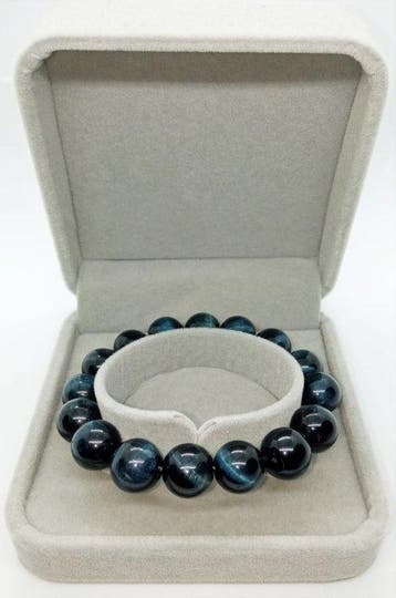Prachtige Blauwe Kyaniet Armband in Geschenkdoos Gratis