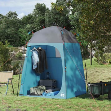 vidaXL Instant Tent 2-Person Quick-Release 2-persoons Blauw, Verzenden, Nieuw, Tot en met 2