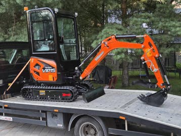 Kingway minigraafmachine minigraver wiellader shovel NIEUW, Verzenden, Graafmachine