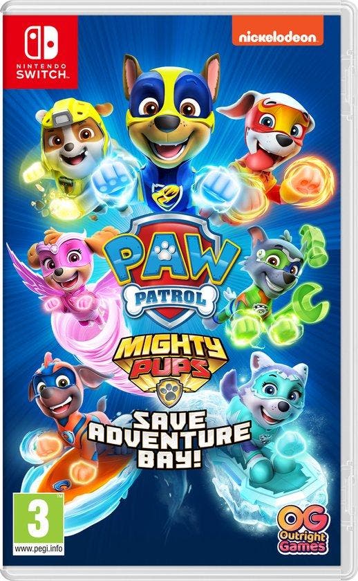 Switch Paw Patrol: Mighty Pups Save Adventure Bay, Spelcomputers en Games, Spelcomputers | Nintendo Switch, Zo goed als nieuw