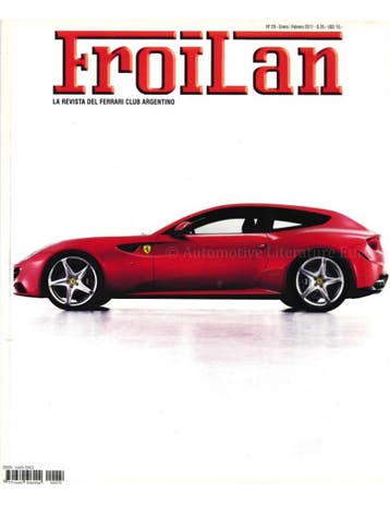 2011 FERRARI FROILAN MAGAZINE ARGENTINIE 29, Nieuw, Ferrari, Author
