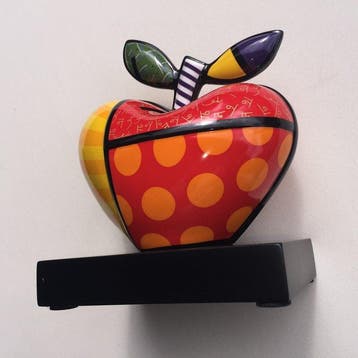 Romero Britto (1963) - Big Apple, porcelain sculpture, Antiek en Kunst