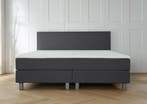 ACTIE! Boxspring Florence 140 200 Antraciet, Verzenden, Nieuw, 140 cm, Twijfelaar