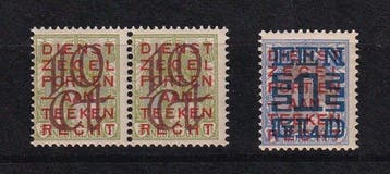 Nederland 1923 - Opruimingsuitgifte - NVPH 132/33, Gestempeld