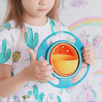 Anti-Knoei Gyro Kom voor Baby's - 360° Draaibaar en Omvalbes, Verzenden, Nieuw