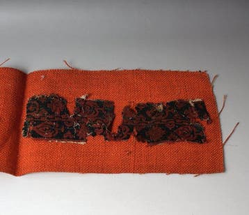 Oud-Egypte, Koptisch Linnen Textielfragment (Zonder