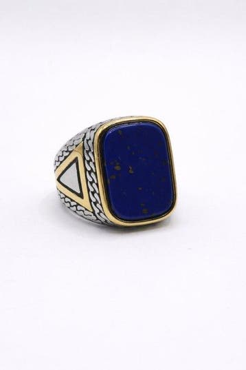 Lapis lazuli - Zilver - Ring