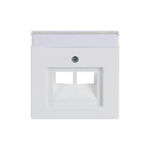 Busch Jaeger Future Linear centraalplaat 2xRJ45 / RJ11, Doe-het-zelf en Verbouw, Elektra en Kabels, Nieuw, Ophalen of Verzenden